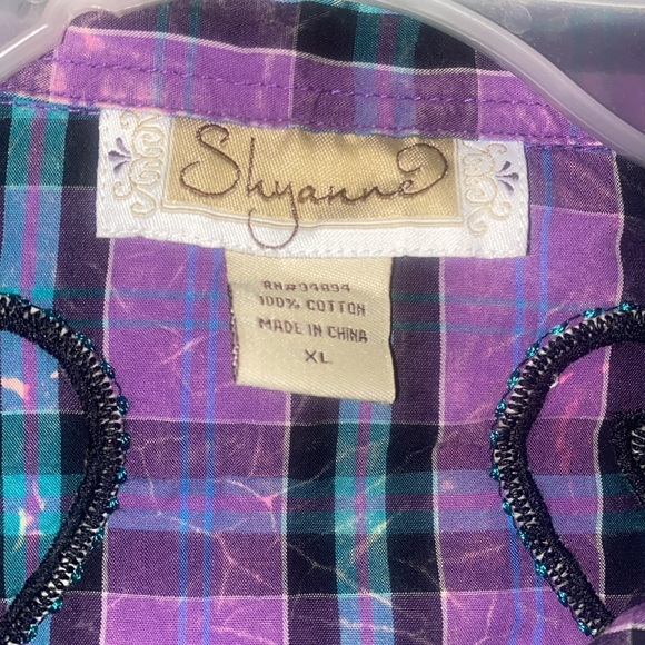 Womens Shyanne western shirt XL NEVER WORN - Picture 5 of 7